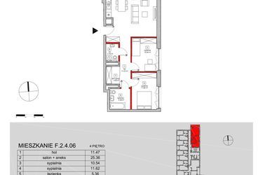 Plan inwestycji ATAL SKY+ bud. D-F 13