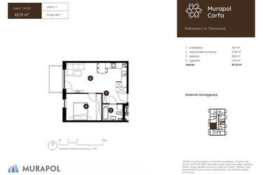 Plan inwestycji Murapol Corfa 3