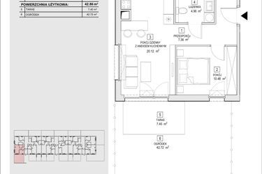 Plan inwestycji Naramowice Odnova II 2