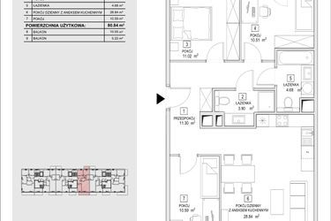 Plan inwestycji Naramowice Odnova II 14