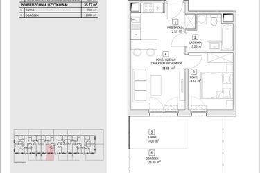 Plan inwestycji Naramowice Odnova II 16