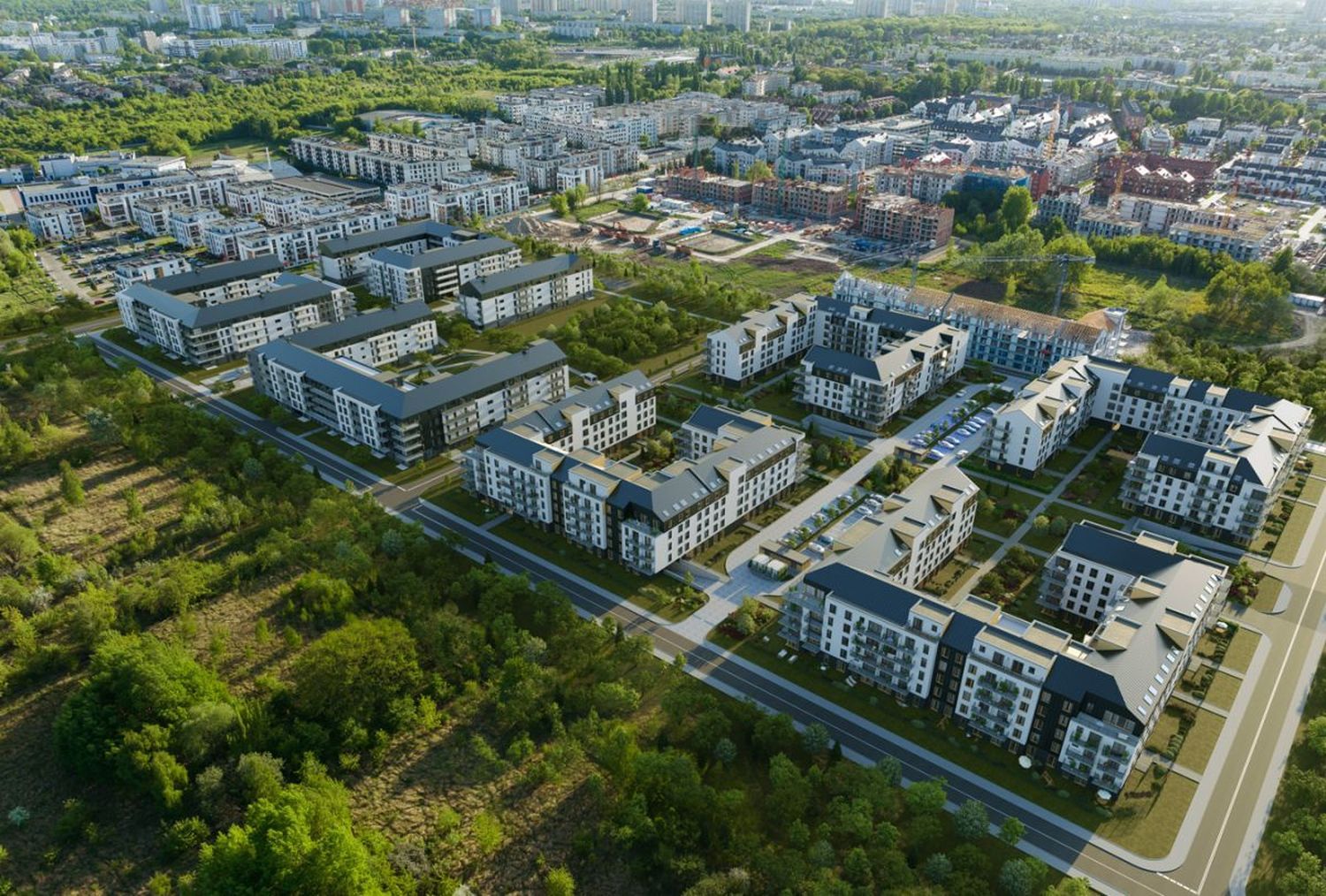 Okolica inwestycji Naramowice Odnova II 2