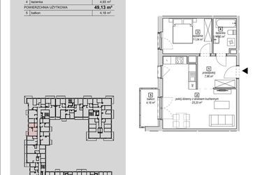 Plan inwestycji Naramowice Odnova 6