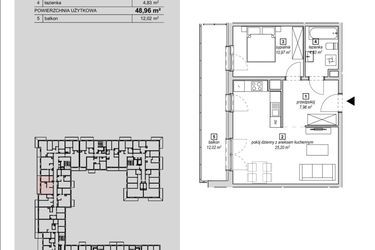 Plan inwestycji Naramowice Odnova 11