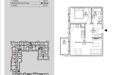 Plan inwestycji Naramowice Odnova 13