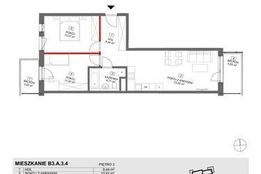 Plan inwestycji Zacisze Marcelin IA 2