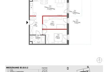Plan inwestycji Zacisze Marcelin IA 3